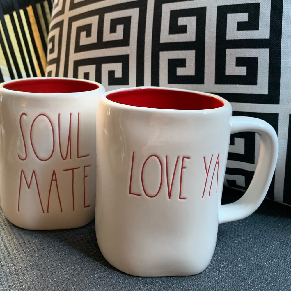 💘NEW Rae Dunn Valentine’s Day mugs soulmate love
